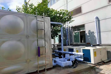 北京钢研高纳永丰基地园区低温强热空气能洗浴热水调试完成